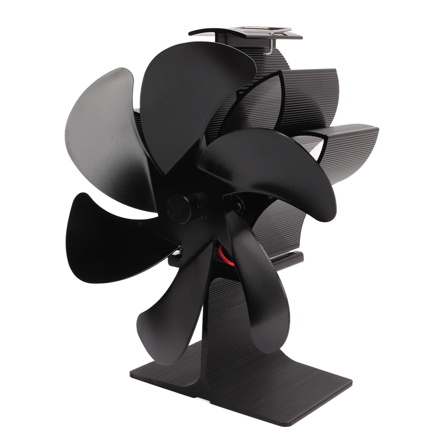 6 Blade Stove Eco Fan Black High Temperature Resistant Self Starting Energy Saving Heat Powered Fan for Home V1294-YM3113220250011-0421