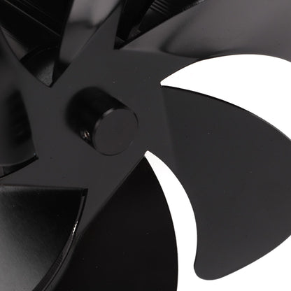 6 Blade Stove Eco Fan Black High Temperature Resistant Self Starting Energy Saving Heat Powered Fan for Home V1294-YM3113220250011-0421