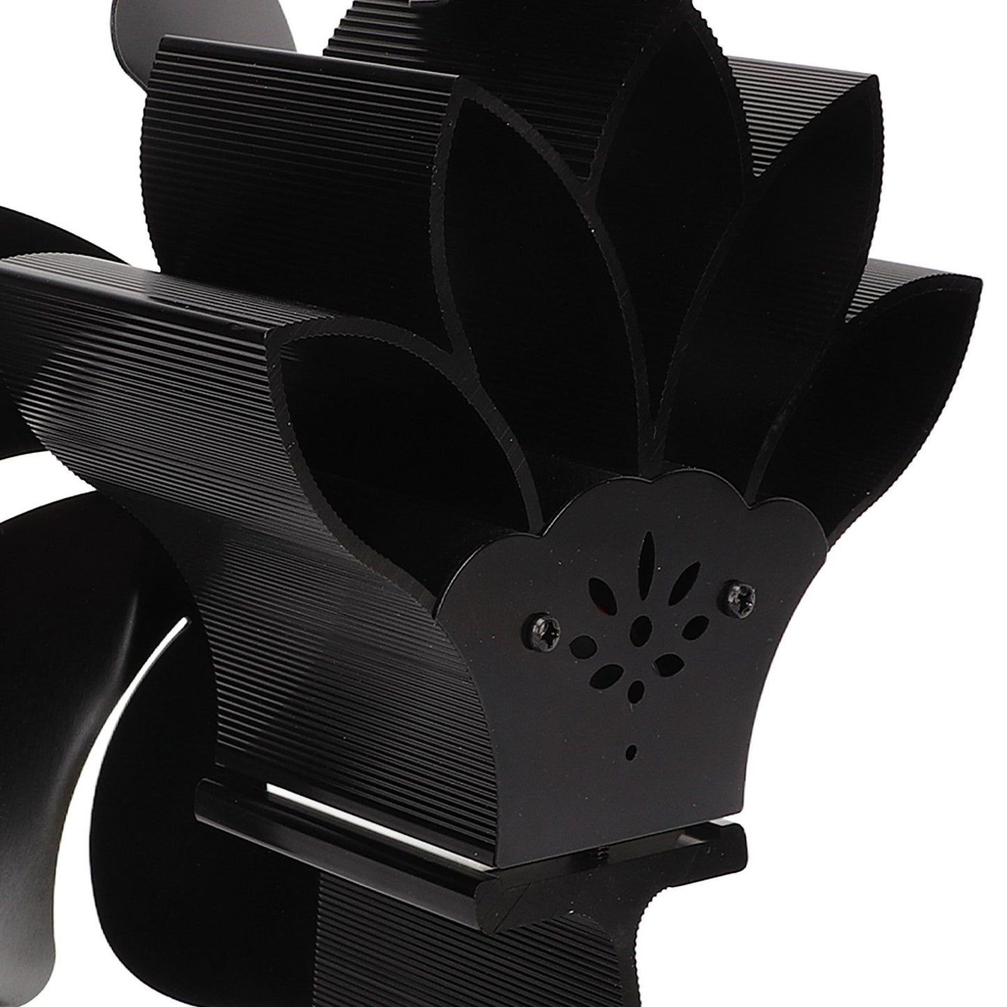6 Blade Stove Eco Fan Black High Temperature Resistant Self Starting Energy Saving Heat Powered Fan for Home V1294-YM3113220250011-0421
