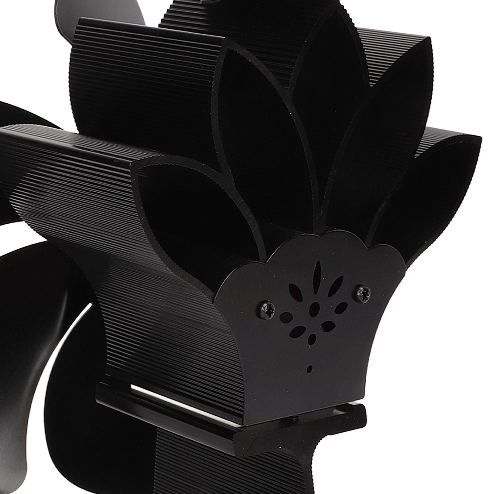 6 Blade Stove Eco Fan Black High Temperature Resistant Self Starting Energy Saving Heat Powered Fan for Home V1294-YM3113220250011-0421