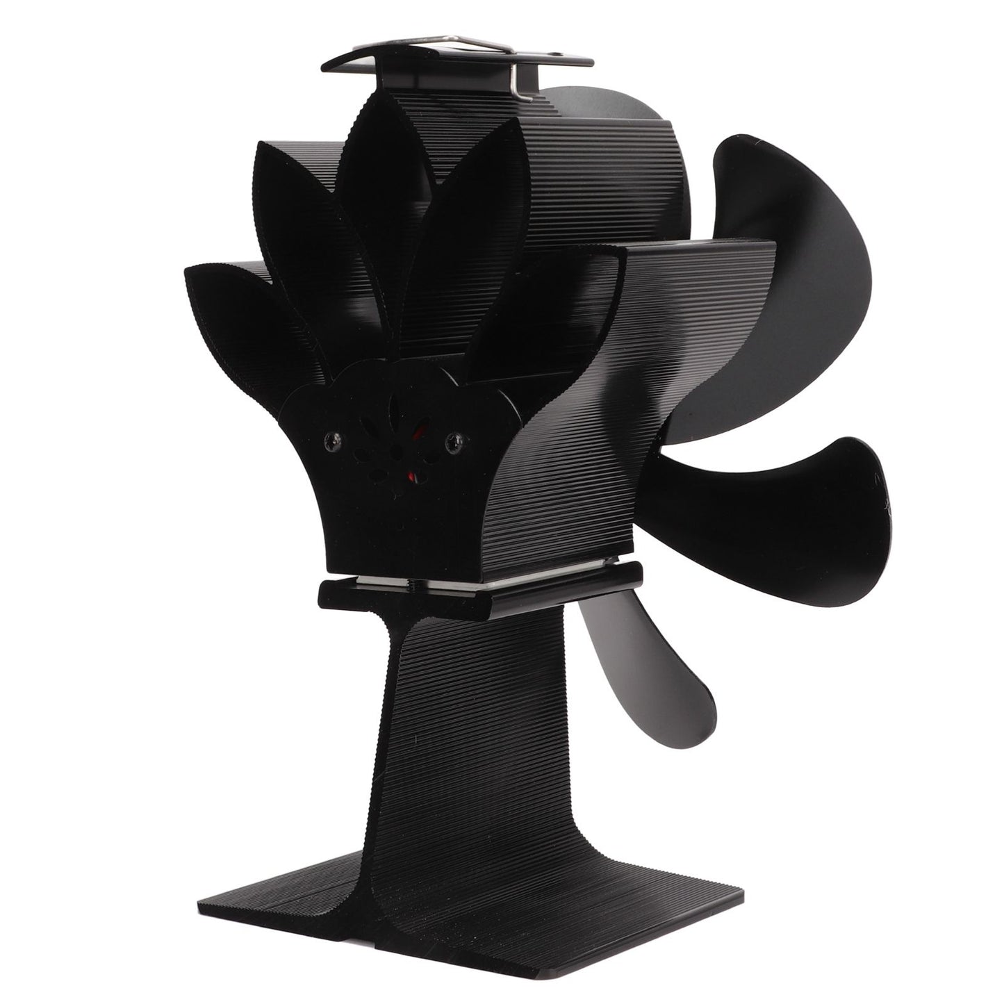 6 Blade Stove Eco Fan Black High Temperature Resistant Self Starting Energy Saving Heat Powered Fan for Home V1294-YM3113220250011-0421