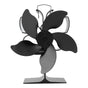 Heat Powered Fireplace Fan Black Stove Fan 5 Blades Thermal Power High Temperature Proof Eco Friendly Energy V1294-YM3113220250611-0421