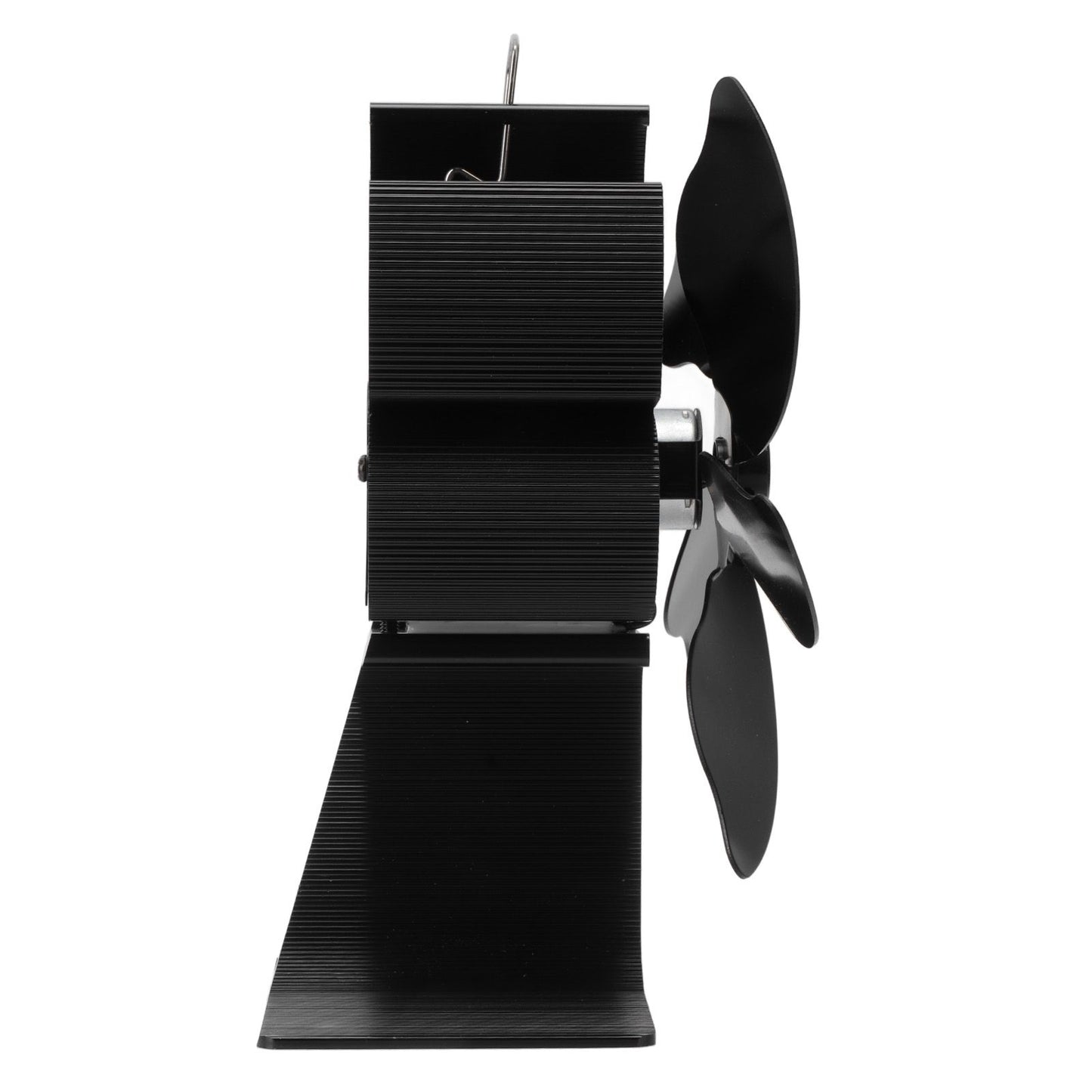 Heat Powered Fireplace Fan Black Stove Fan 5 Blades Thermal Power High Temperature Proof Eco Friendly Energy V1294-YM3113220250611-0421