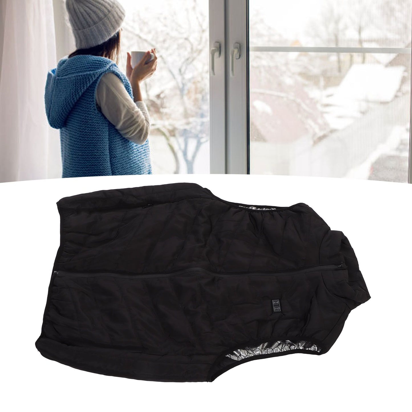 Heated Vest 9 Zones 3 Heating Level Washable USB Heated Jacket for Men Women Winter XL V1294-YM3113220251113-0421