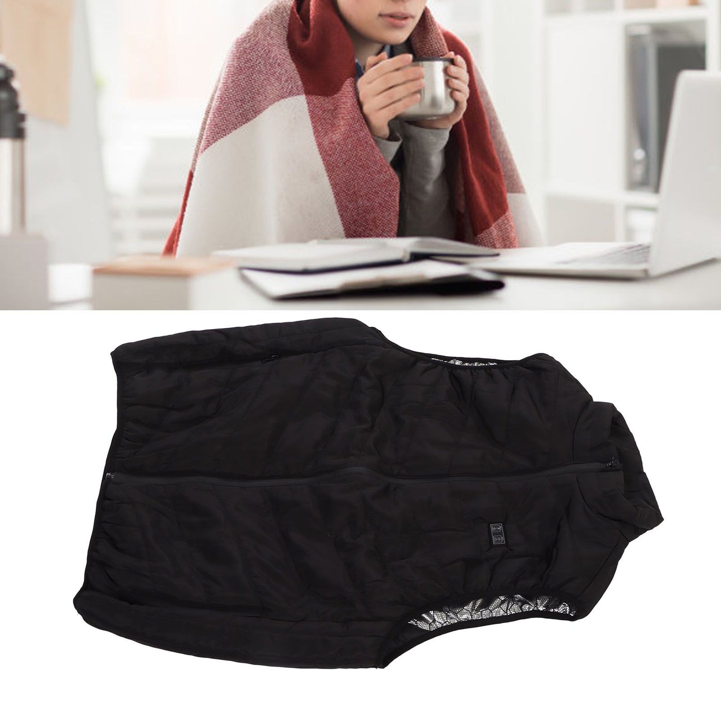 Heated Vest 9 Zones 3 Heating Level Washable USB Heated Jacket for Men Women Winter XL V1294-YM3113220251113-0421