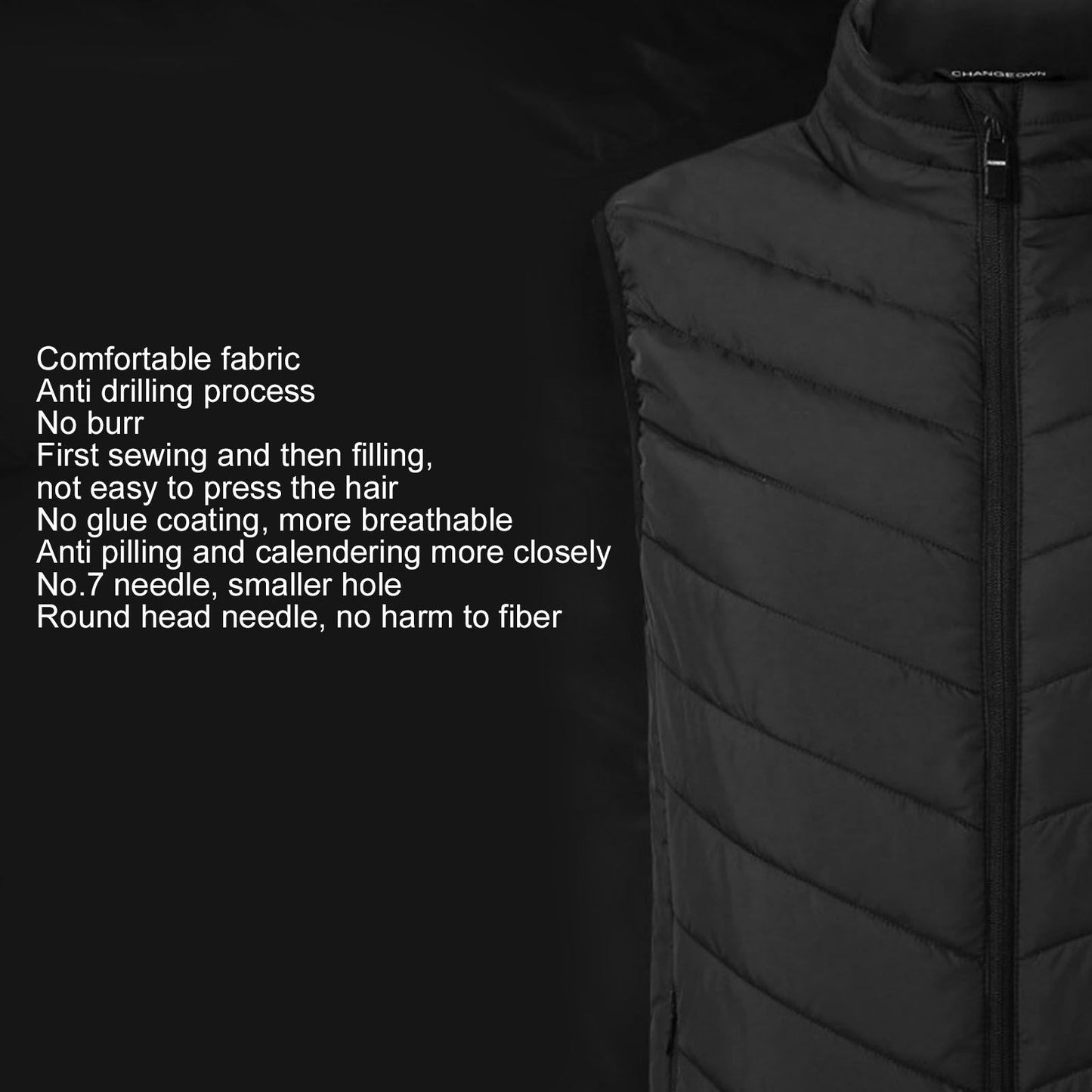 Heated Vest 9 Zones 3 Heating Level Washable USB Heated Jacket for Men Women Winter XL V1294-YM3113220251113-0421