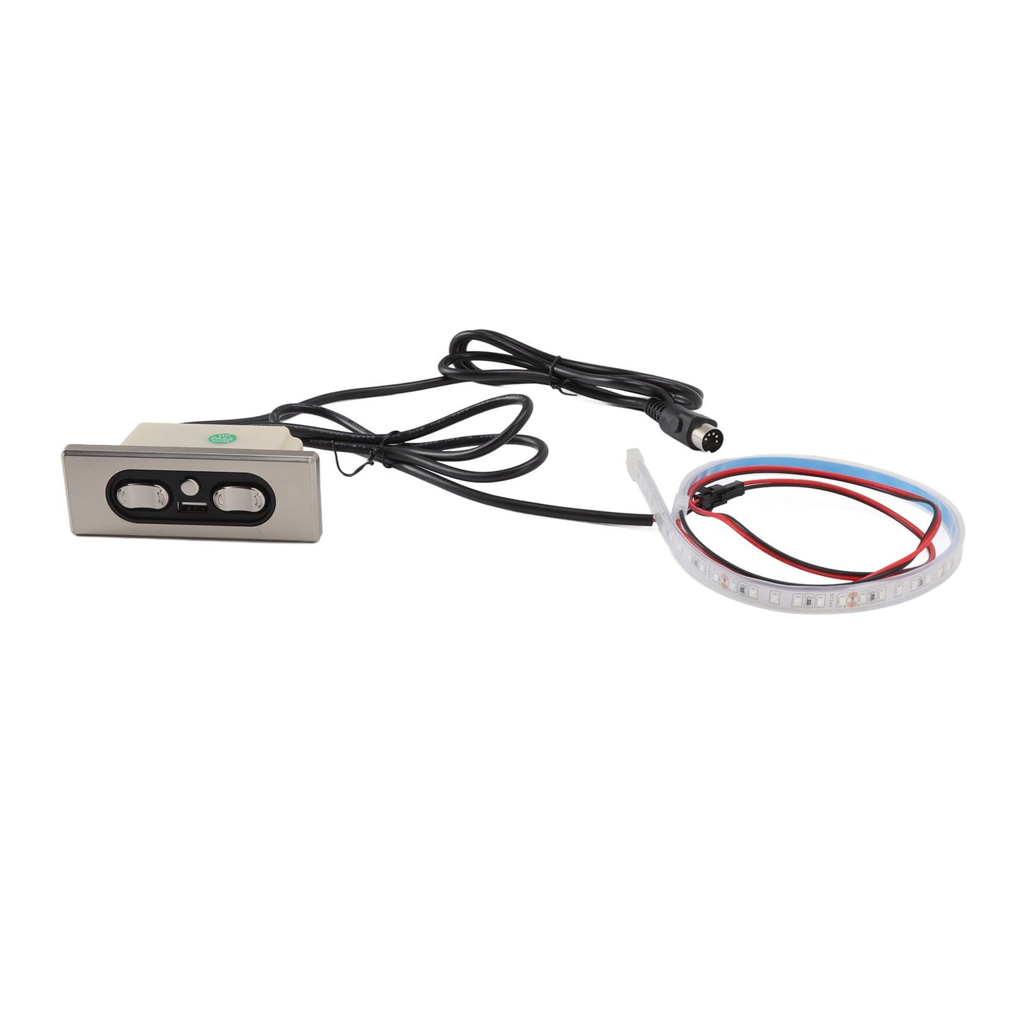 Electric Sofa Controller 5A 3 Buttons 5 Pin Straight Head USB Charging Port Lift Chairs Switch with LED Strip V1294-YM3113220251711-0421