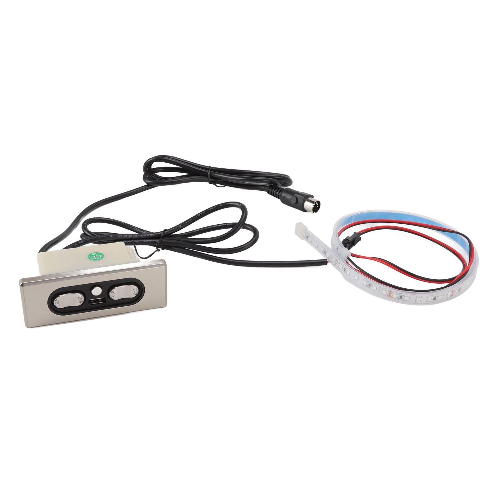 Electric Sofa Controller 5A 3 Buttons 5 Pin Straight Head USB Charging Port Lift Chairs Switch with LED Strip V1294-YM3113220251711-0421