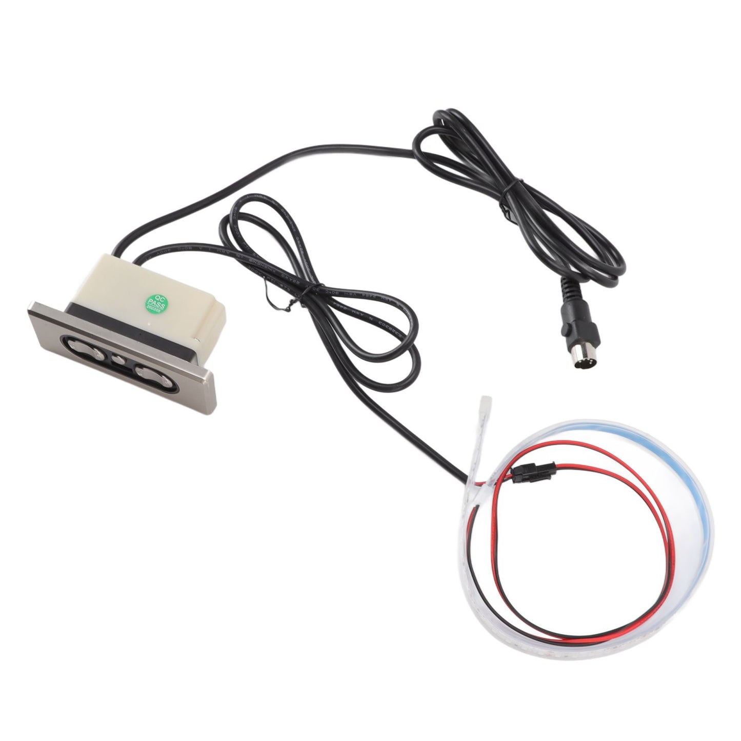 Electric Sofa Controller 5A 3 Buttons 5 Pin Straight Head USB Charging Port Lift Chairs Switch with LED Strip V1294-YM3113220251711-0421