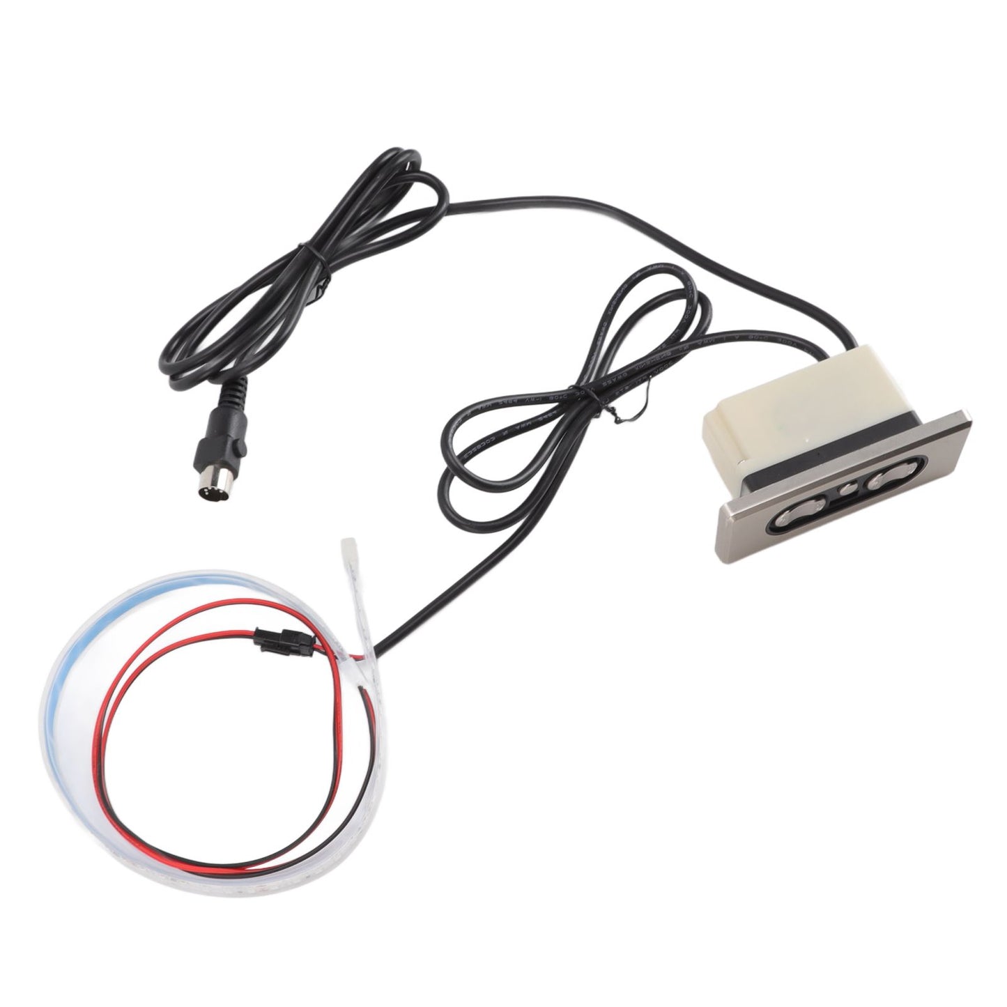 Electric Sofa Controller 5A 3 Buttons 5 Pin Straight Head USB Charging Port Lift Chairs Switch with LED Strip V1294-YM3113220251711-0421