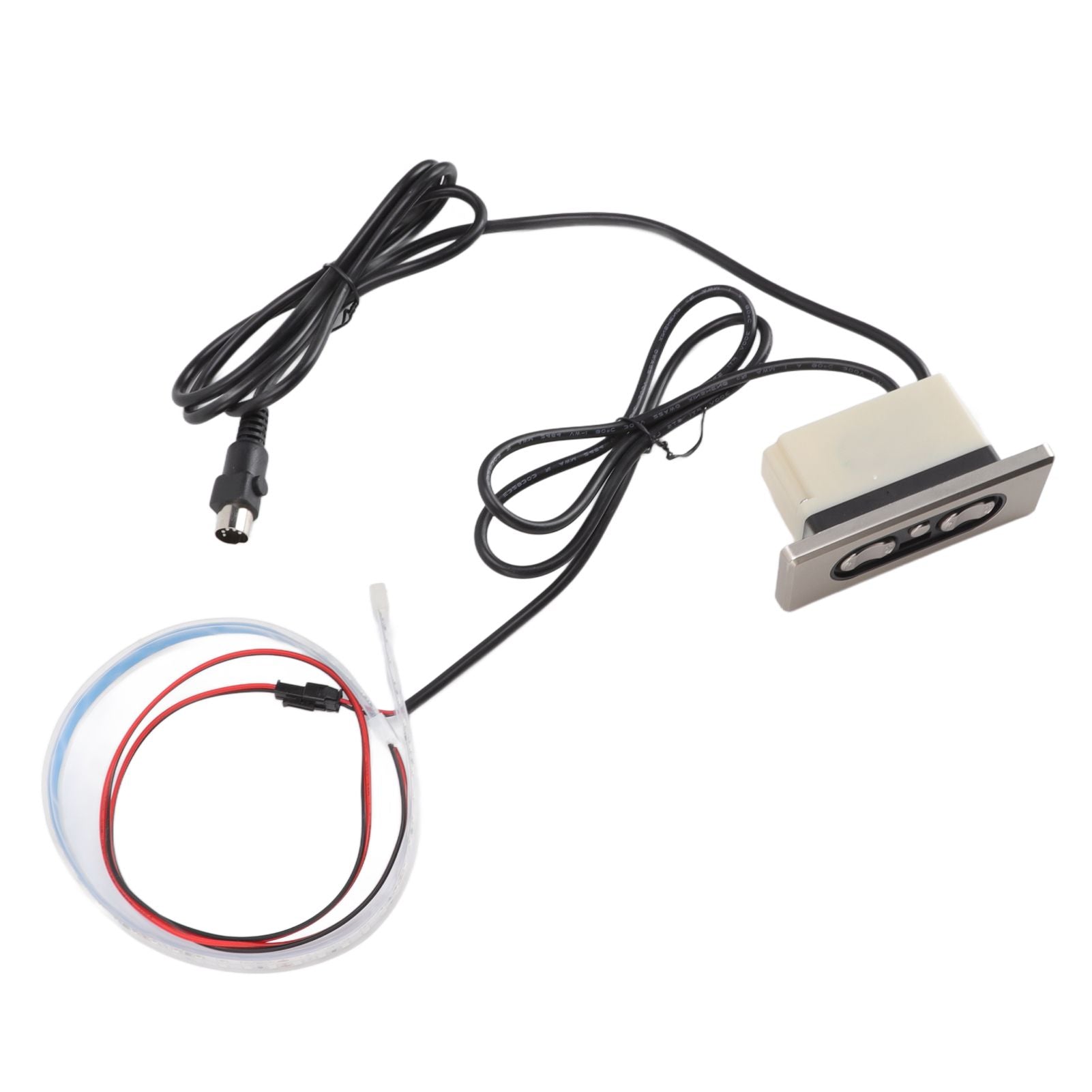 Electric Sofa Controller 5A 3 Buttons 5 Pin Straight Head USB Charging Port Lift Chairs Switch with LED Strip V1294-YM3113220251711-0421