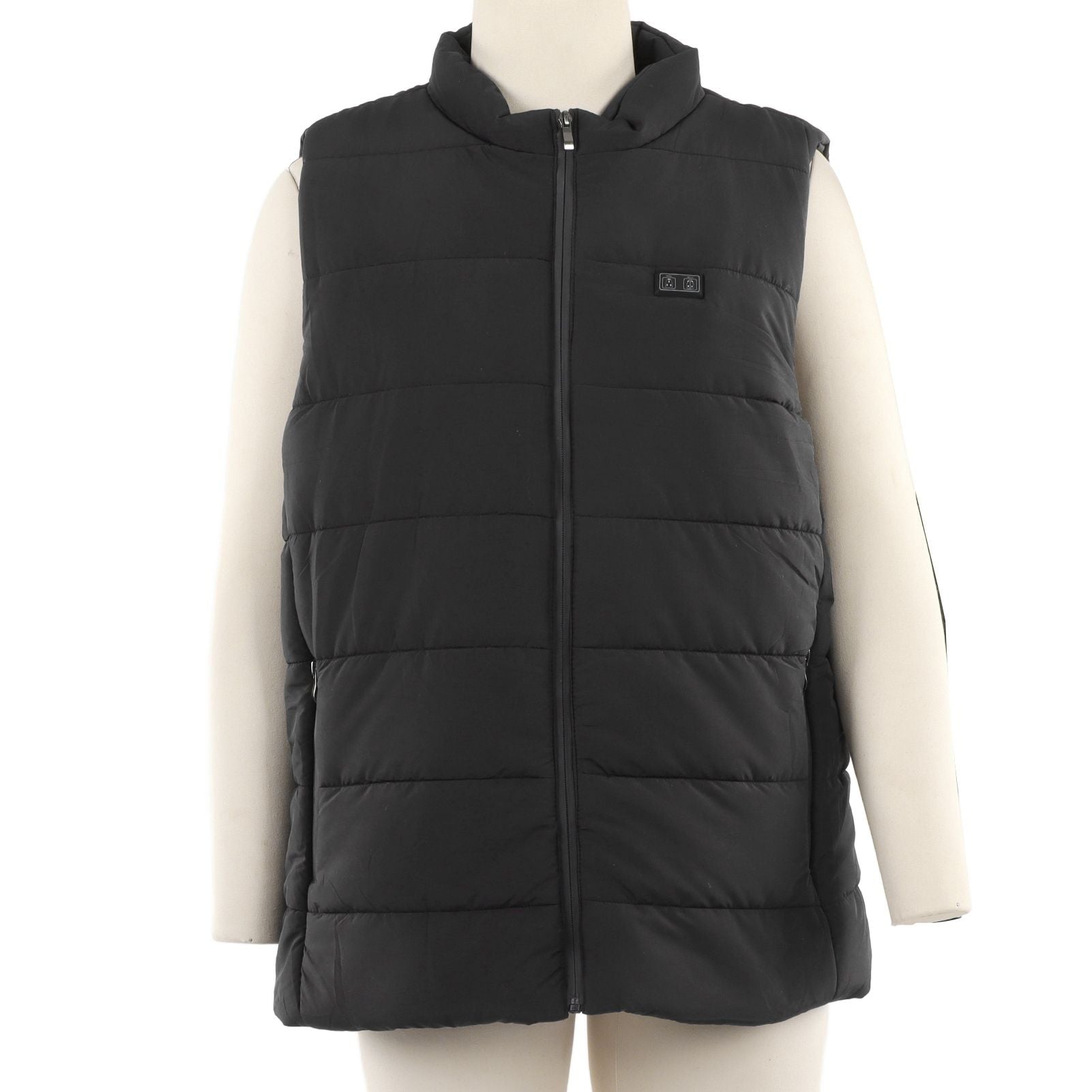 USB Heating Down Vest Dual Control Smart Electric Vest Men Women Winter Thermal Heated Vest M V1294-YM3113220255211-0421