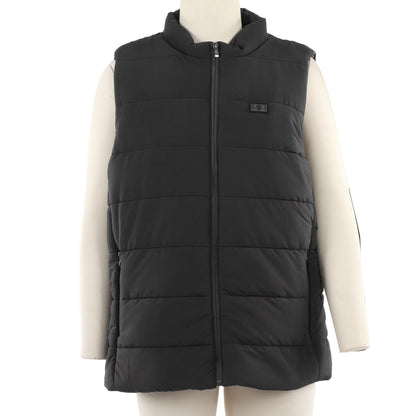 USB Heating Down Vest Dual Control Smart Electric Vest Men Women Winter Thermal Heated Vest M V1294-YM3113220255211-0421