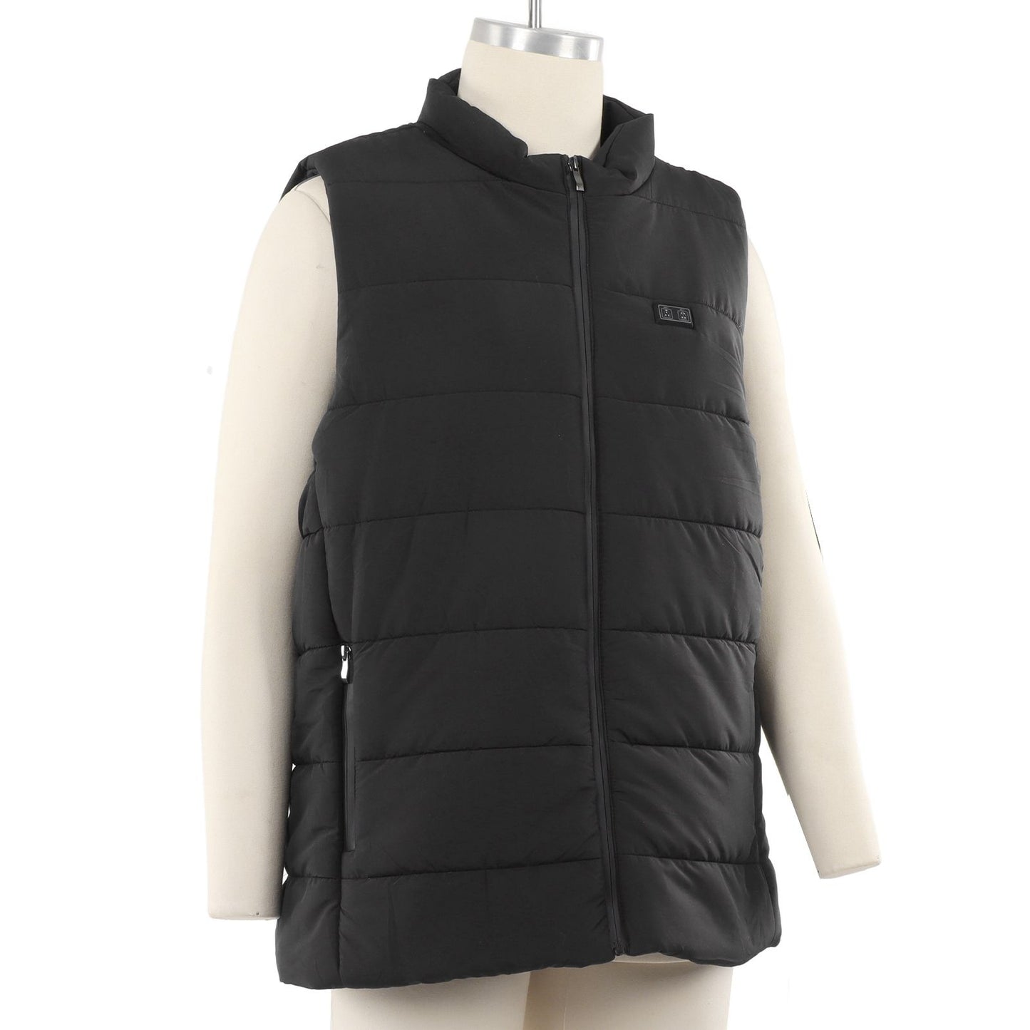 USB Heating Down Vest Dual Control Smart Electric Vest Men Women Winter Thermal Heated Vest M V1294-YM3113220255211-0421