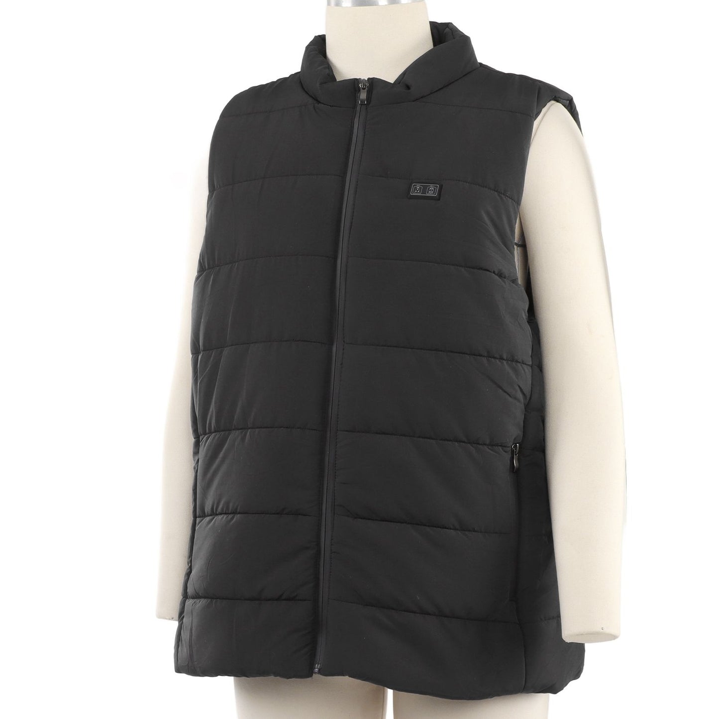 USB Heating Down Vest Dual Control Smart Electric Vest Men Women Winter Thermal Heated Vest M V1294-YM3113220255211-0421