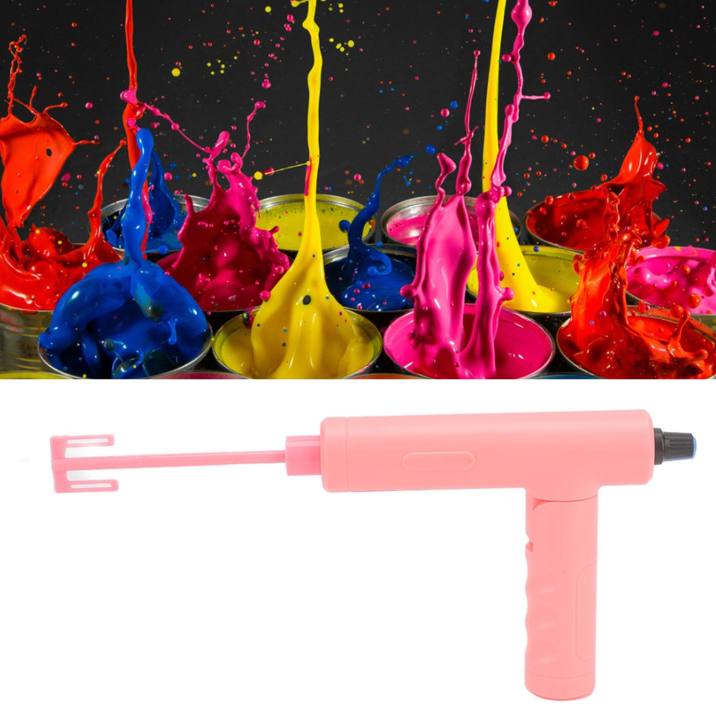Handheld Electric Epoxy Resin Mixer Foldable Electric Epoxy Resin Stirrer for Mixing Paint Ceramics Glaze V1294-YM3113220257514-0421