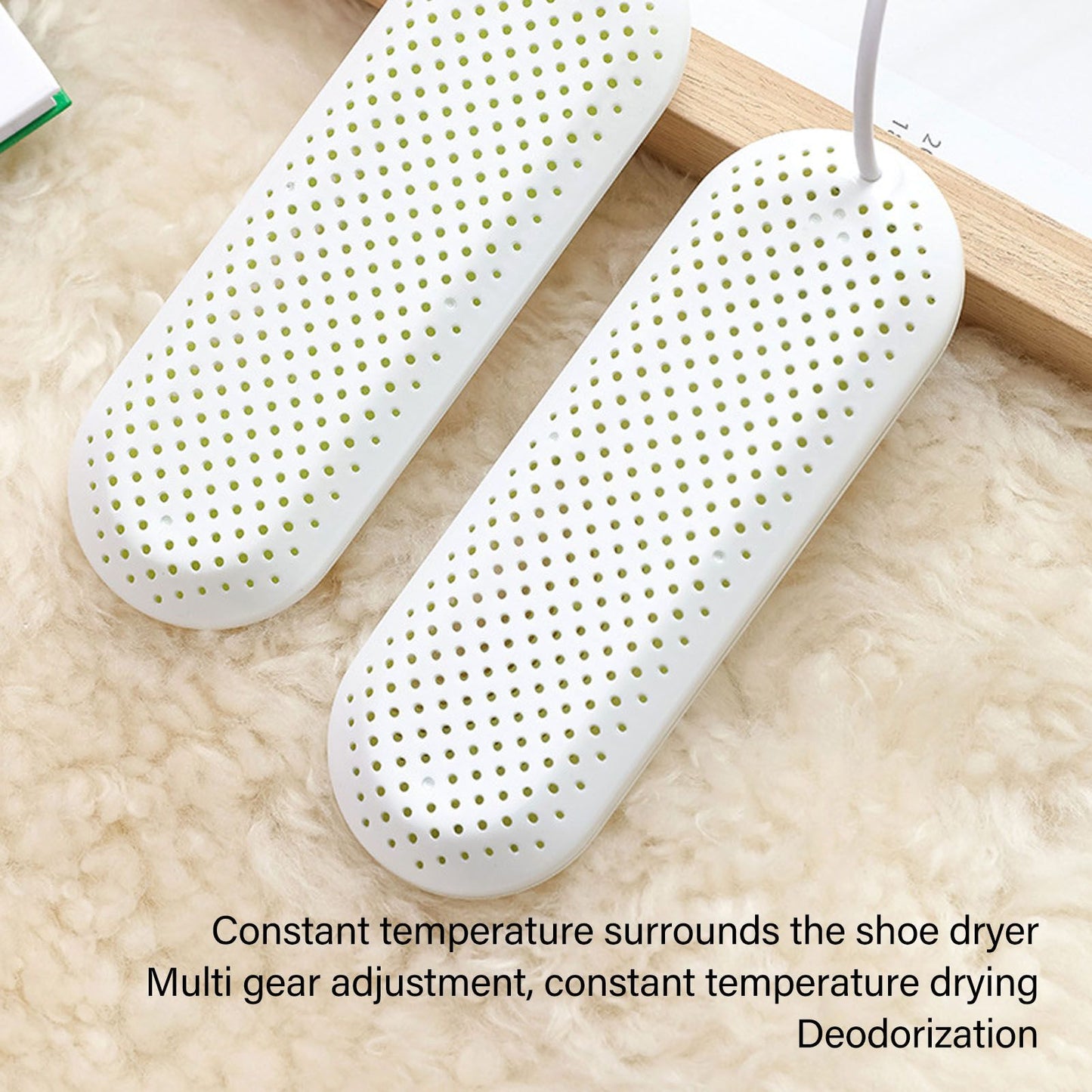 Household USB Shoe Dryer Student Dormitory Adult Deodorizing Boot Shoes Dryer with Timer White V1294-YM3113220258011-0421
