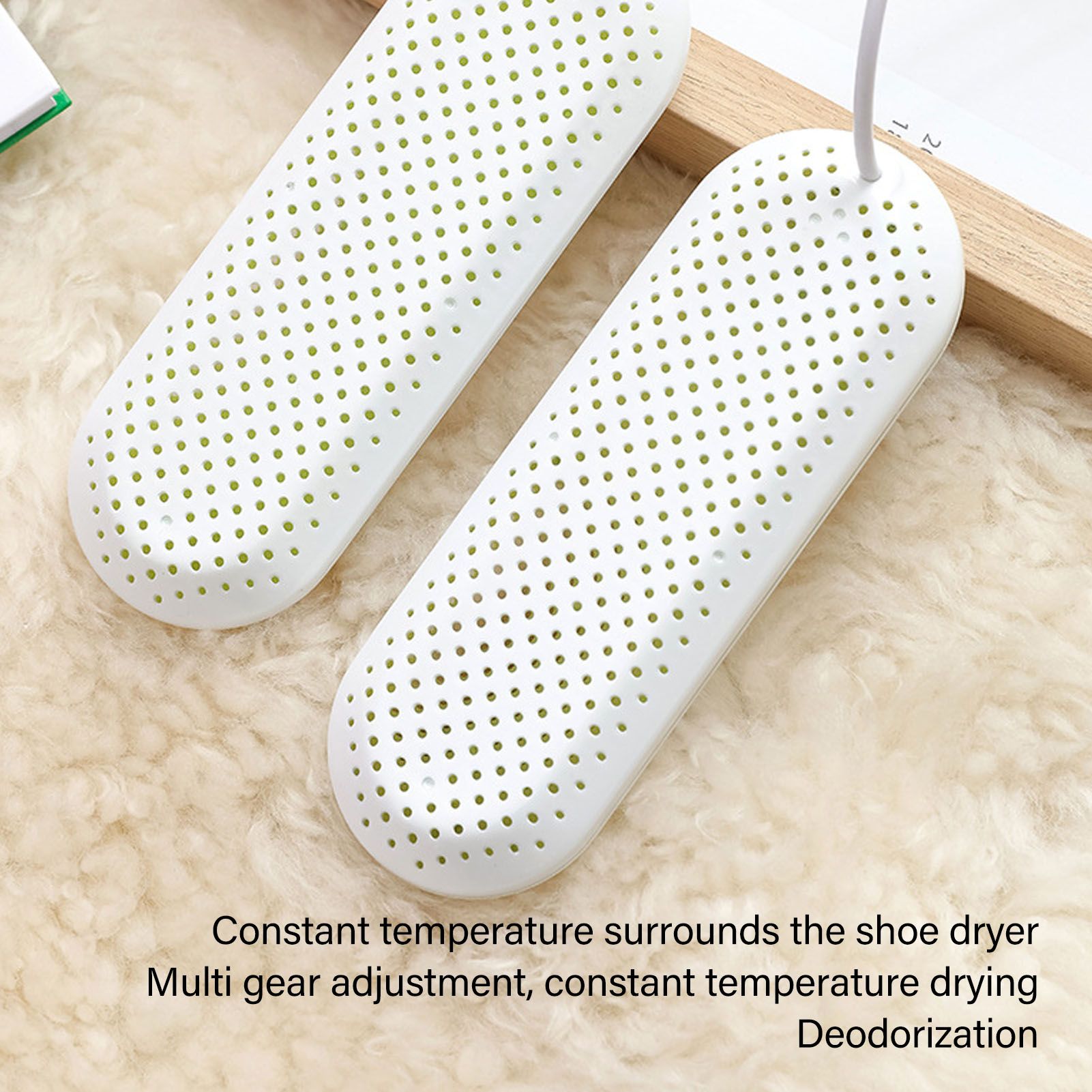 Household USB Shoe Dryer Student Dormitory Adult Deodorizing Boot Shoes Dryer with Timer White V1294-YM3113220258011-0421