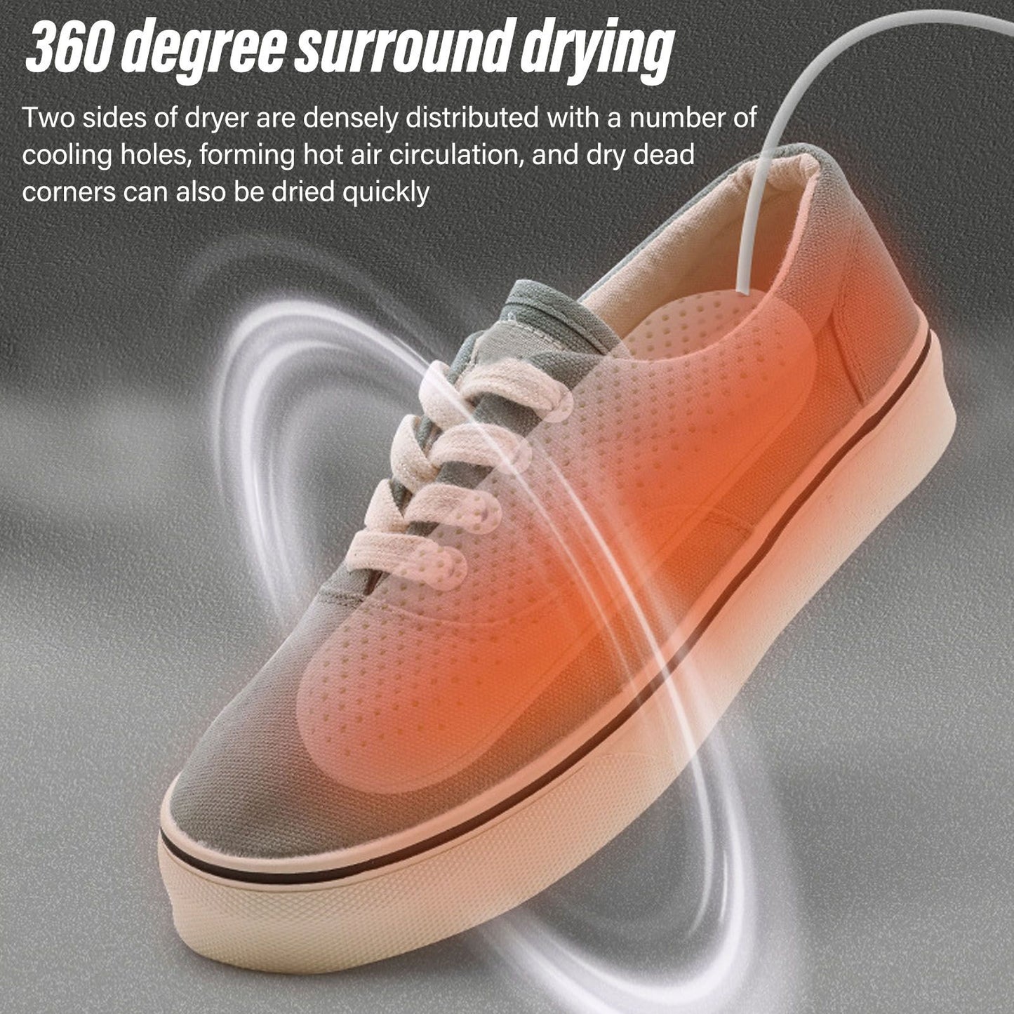 Household USB Shoe Dryer Student Dormitory Adult Deodorizing Boot Shoes Dryer with Timer White V1294-YM3113220258011-0421