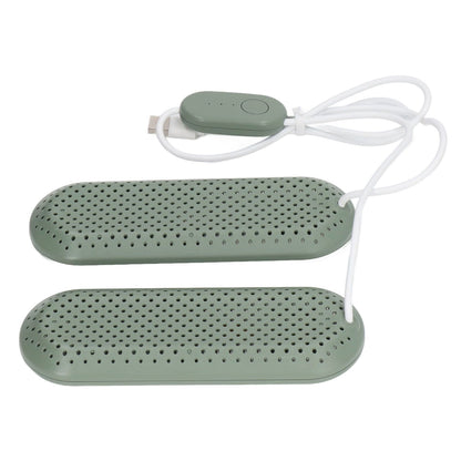 Household USB Shoe Dryer Student Dormitory Adult Deodorizing Boot Shoes Dryer with Timer OD Green V1294-YM3113220258012-0421