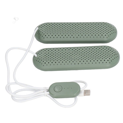 Household USB Shoe Dryer Student Dormitory Adult Deodorizing Boot Shoes Dryer with Timer OD Green V1294-YM3113220258012-0421