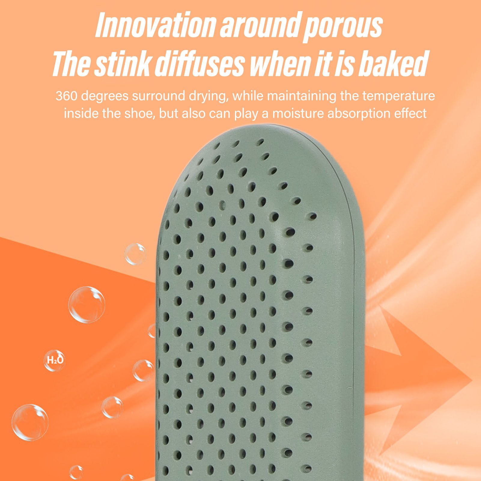 Household USB Shoe Dryer Student Dormitory Adult Deodorizing Boot Shoes Dryer with Timer OD Green V1294-YM3113220258012-0421