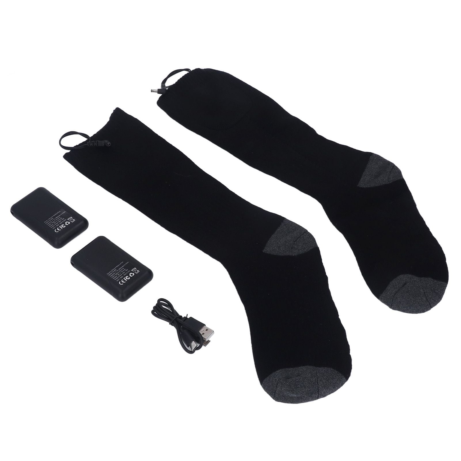 Heated Socks Warmer 3 Heating Level USB Charging Comfortable Washable for Men Women V1294-YM3113220259211-0421