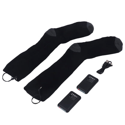 Heated Socks Warmer 3 Heating Level USB Charging Comfortable Washable for Men Women V1294-YM3113220259211-0421