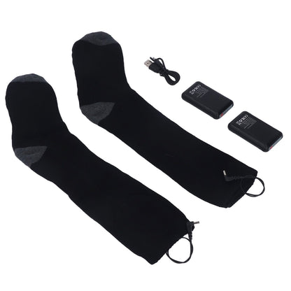 Heated Socks Warmer 3 Heating Level USB Charging Comfortable Washable for Men Women V1294-YM3113220259211-0421