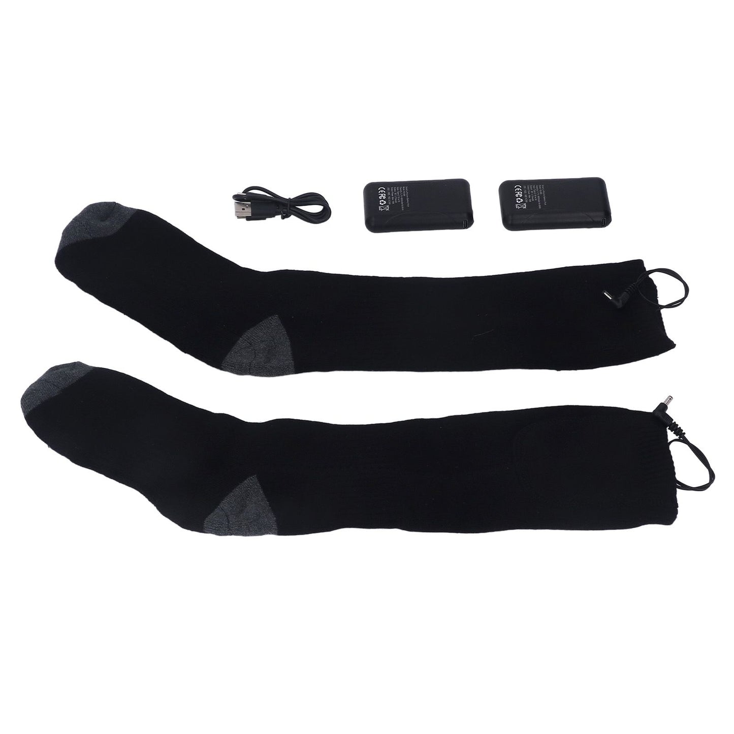 Heated Socks Warmer 3 Heating Level USB Charging Comfortable Washable for Men Women V1294-YM3113220259211-0421