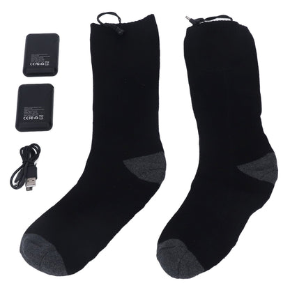 Heated Socks Warmer 3 Heating Level USB Charging Comfortable Washable for Men Women V1294-YM3113220259211-0421