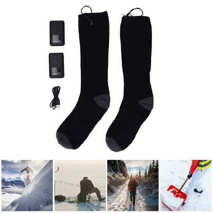 Heated Socks Warmer 3 Heating Level USB Charging Comfortable Washable for Men Women V1294-YM3113220259211-0421
