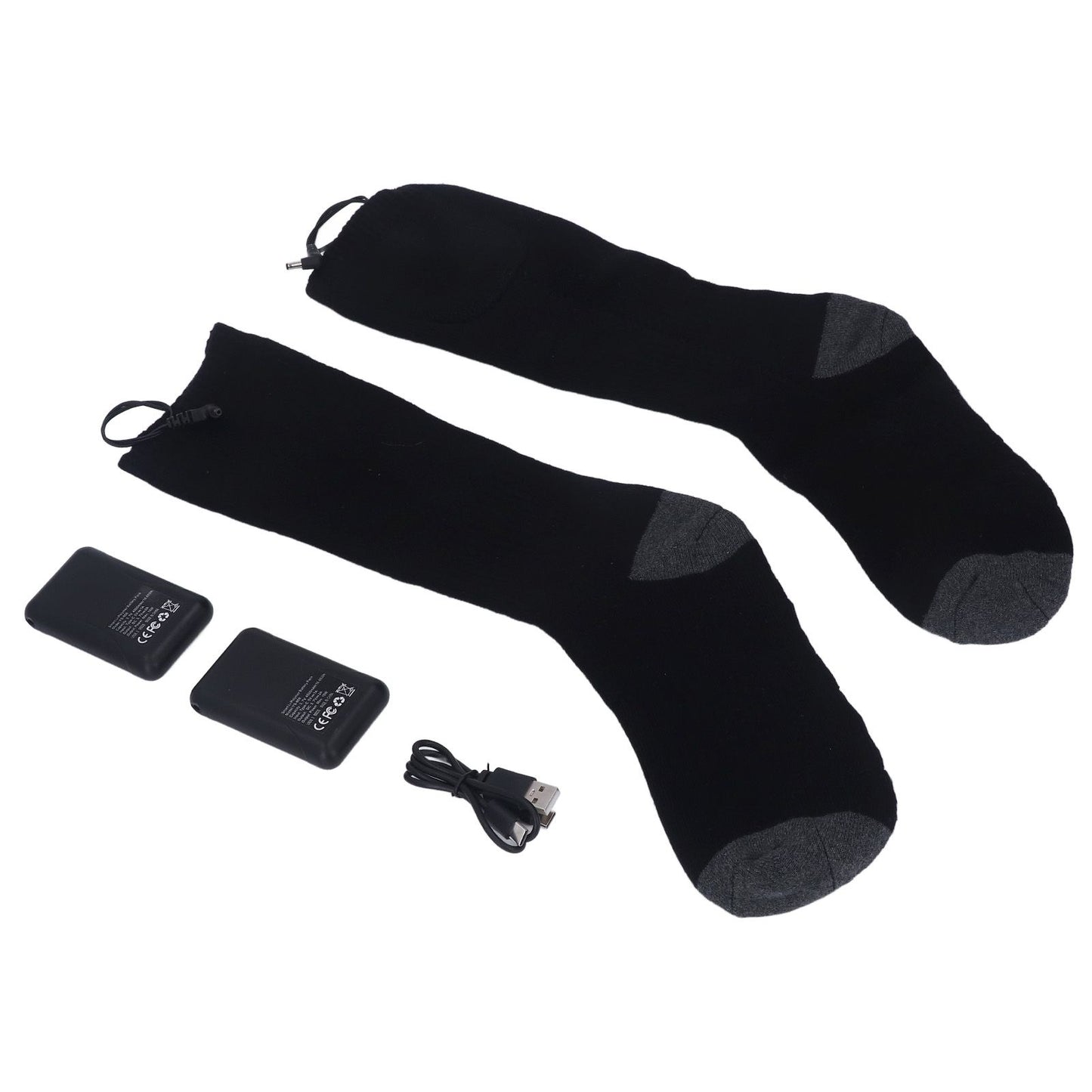Heated Socks Warmer 3 Heating Level USB Charging Comfortable Washable for Men Women V1294-YM3113220259211-0421