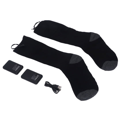 Heated Socks Warmer 3 Heating Level USB Charging Comfortable Washable for Men Women V1294-YM3113220259211-0421