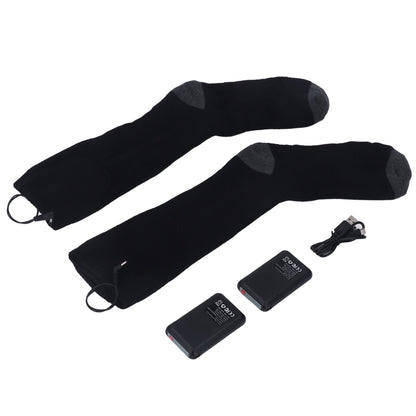 Heated Socks Warmer 3 Heating Level USB Charging Comfortable Washable for Men Women V1294-YM3113220259211-0421
