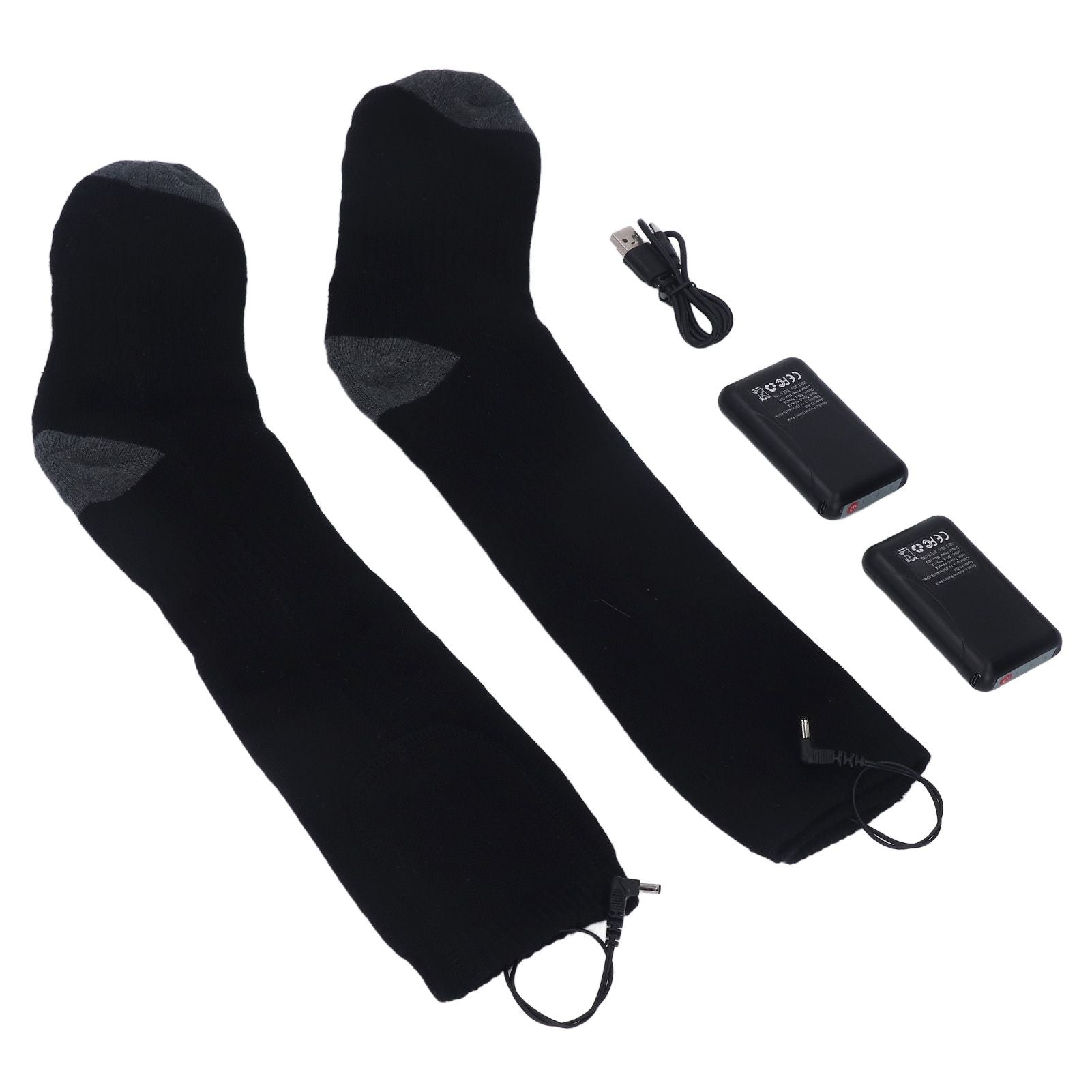 Heated Socks Warmer 3 Heating Level USB Charging Comfortable Washable for Men Women V1294-YM3113220259211-0421