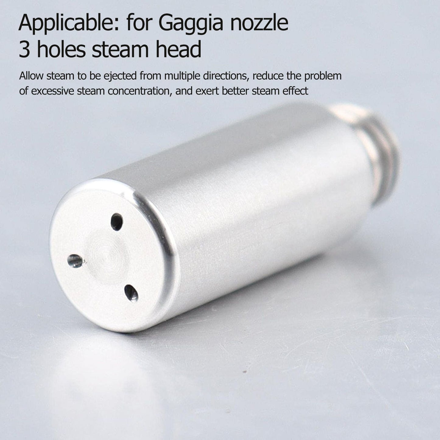 Coffee Machine Steam Nozzle Stainless Steel 3 Holes Nozzle Retrofit Accessories for Gaggia Nozzle V1294-YM3113220259611-0421