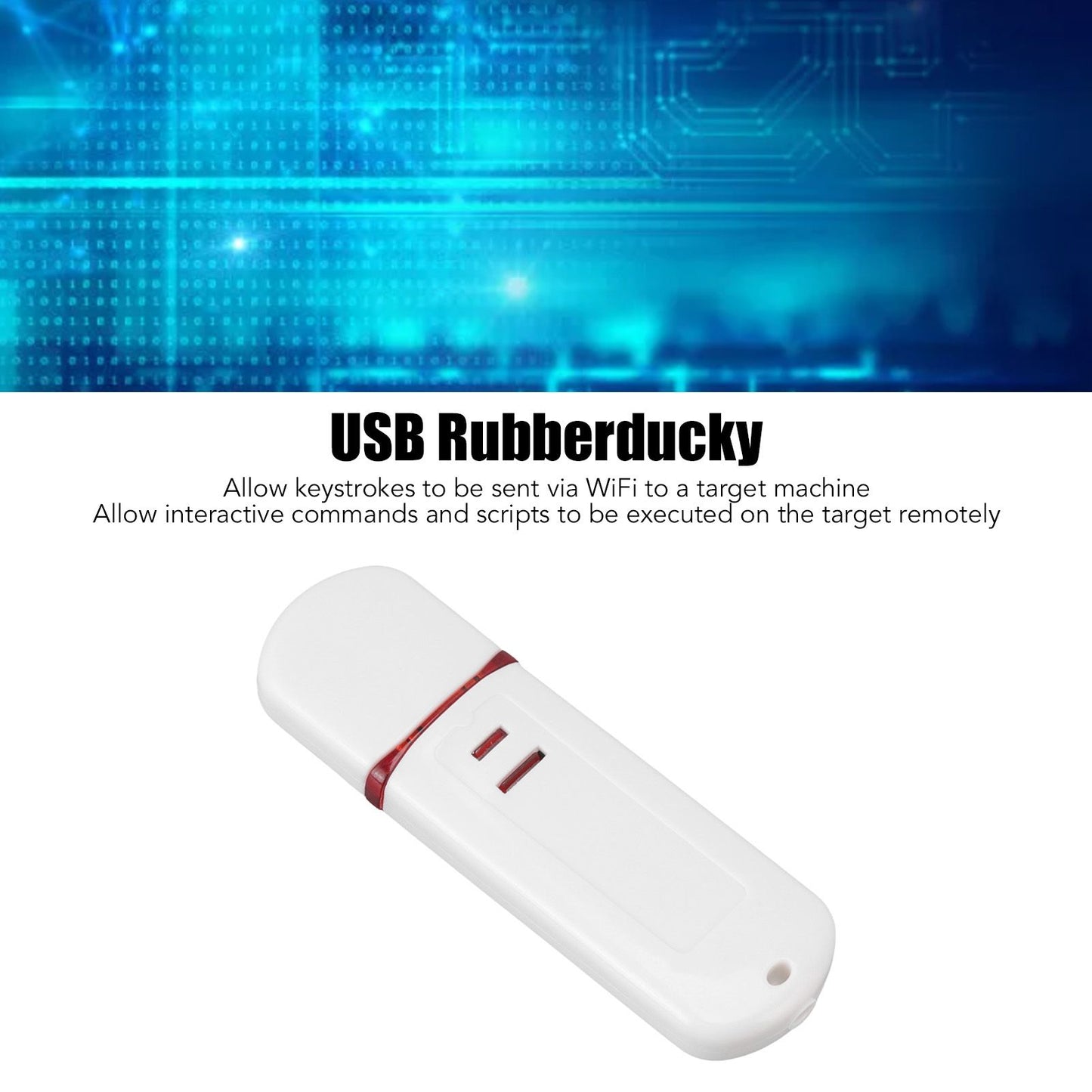 WiFi WUD Injector Remotely Execute Interactive Commands and Scripts Portable USB Rubberducky for Computer PC V1294-YM3113220260911-0421