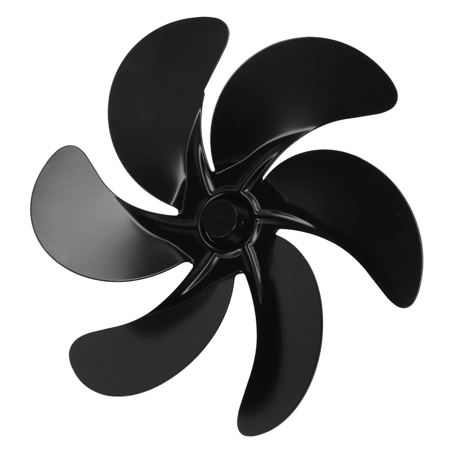 6 Blades Fireplace Fan Blade Replacement Universal Aluminum Alloy Fan Blade Stove Fan Accessories V1294-YM3113220262011-0421