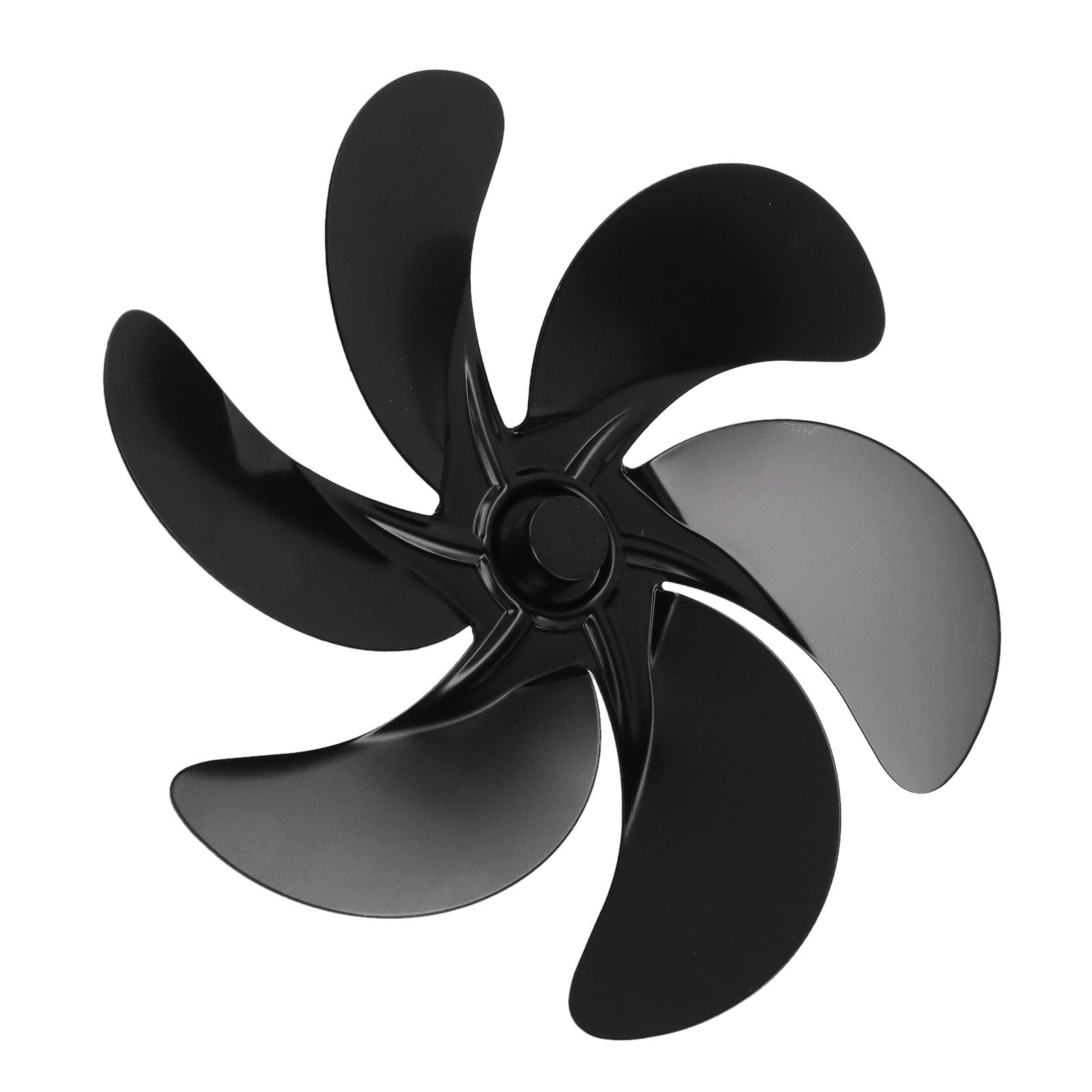 6 Blades Fireplace Fan Blade Replacement Universal Aluminum Alloy Fan Blade Stove Fan Accessories V1294-YM3113220262011-0421