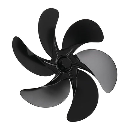 6 Blades Fireplace Fan Blade Replacement Universal Aluminum Alloy Fan Blade Stove Fan Accessories V1294-YM3113220262011-0421
