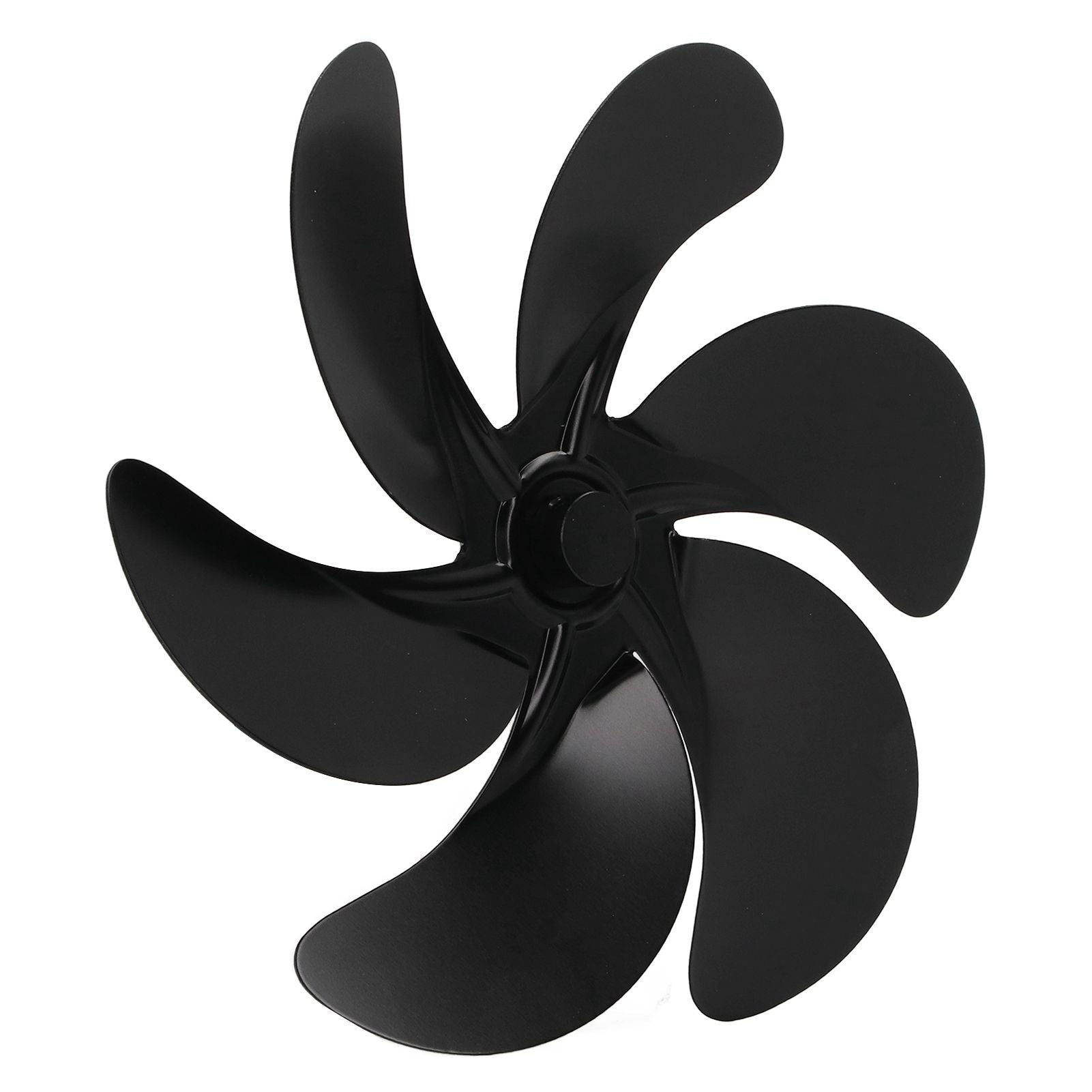 6 Blades Fireplace Fan Blade Replacement Universal Aluminum Alloy Fan Blade Stove Fan Accessories V1294-YM3113220262011-0421