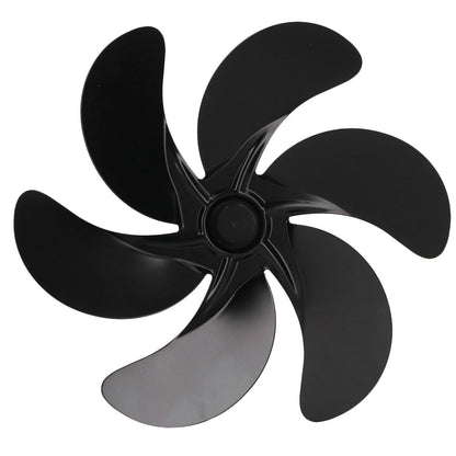 6 Blades Fireplace Fan Blade Replacement Universal Aluminum Alloy Fan Blade Stove Fan Accessories V1294-YM3113220262011-0421