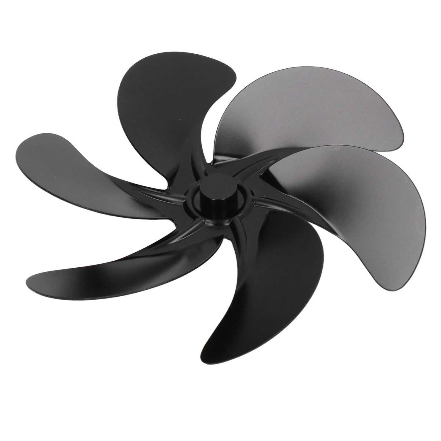 6 Blades Fireplace Fan Blade Replacement Universal Aluminum Alloy Fan Blade Stove Fan Accessories V1294-YM3113220262011-0421