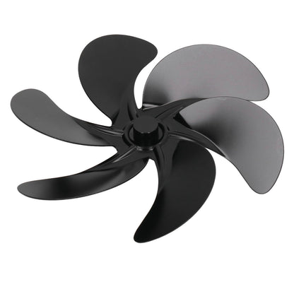 6 Blades Fireplace Fan Blade Replacement Universal Aluminum Alloy Fan Blade Stove Fan Accessories V1294-YM3113220262011-0421