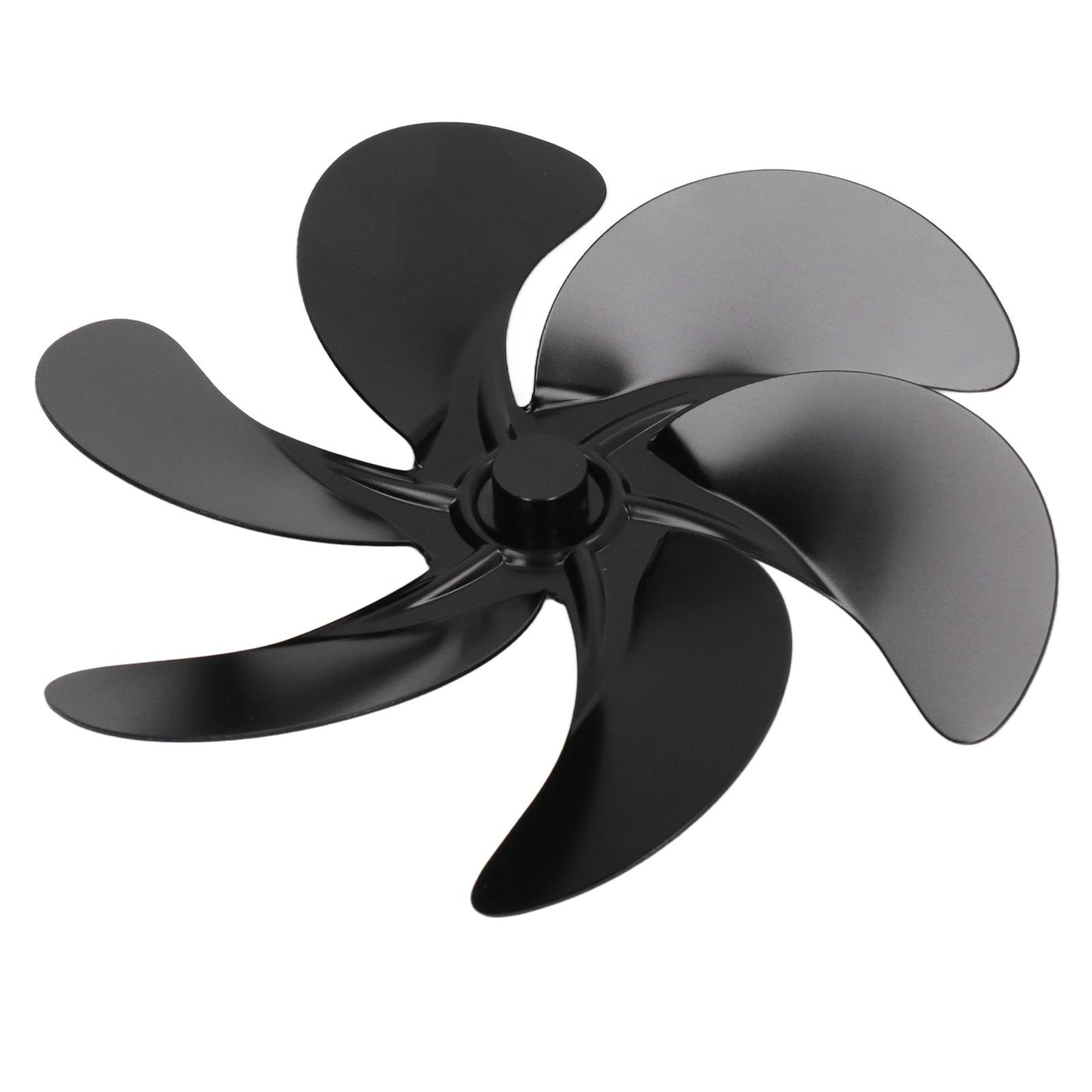 6 Blades Fireplace Fan Blade Replacement Universal Aluminum Alloy Fan Blade Stove Fan Accessories V1294-YM3113220262011-0421