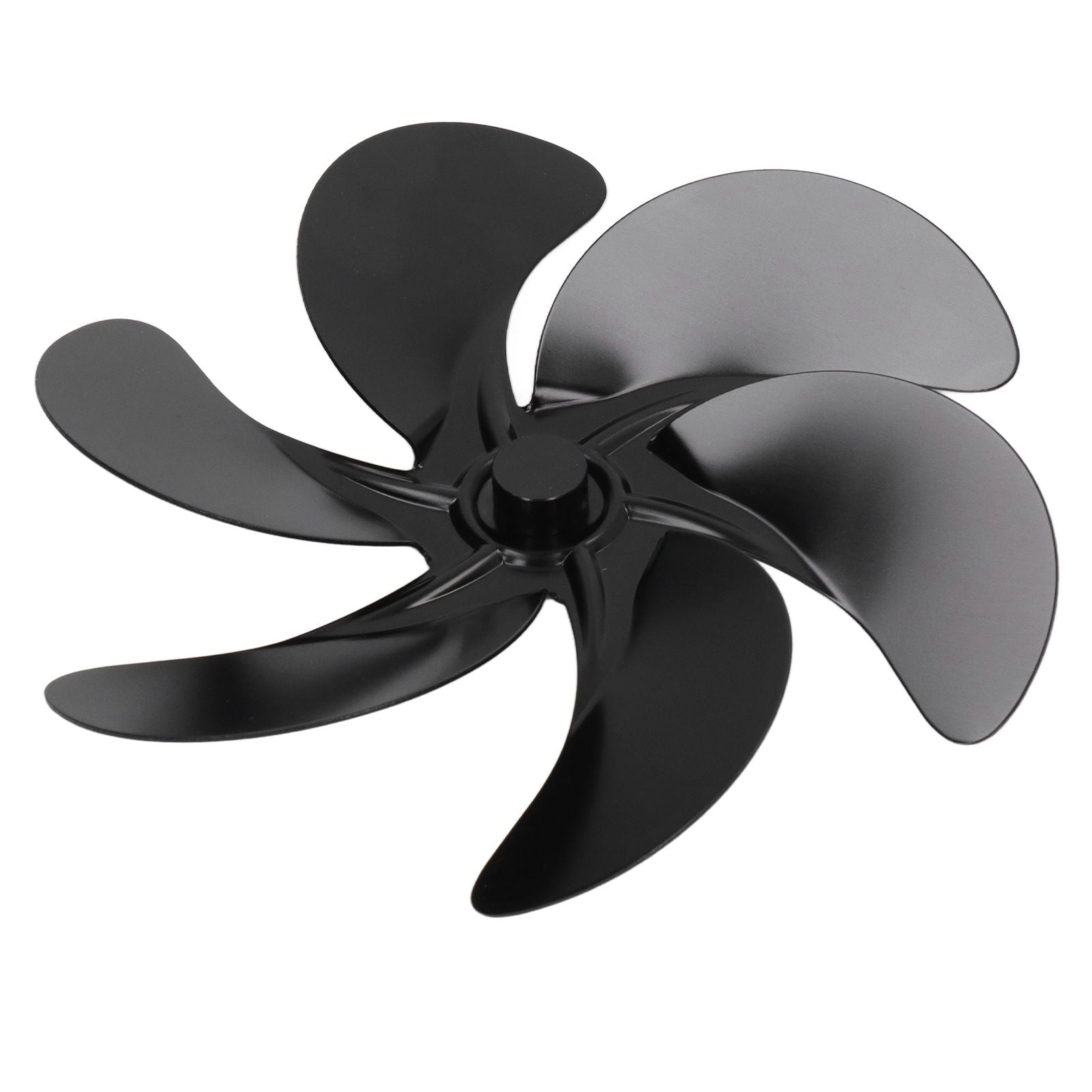 6 Blades Fireplace Fan Blade Replacement Universal Aluminum Alloy Fan Blade Stove Fan Accessories V1294-YM3113220262011-0421