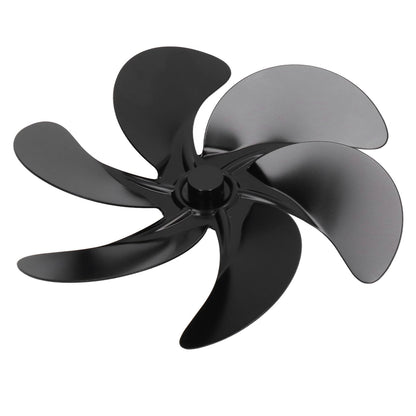 6 Blades Fireplace Fan Blade Replacement Universal Aluminum Alloy Fan Blade Stove Fan Accessories V1294-YM3113220262011-0421