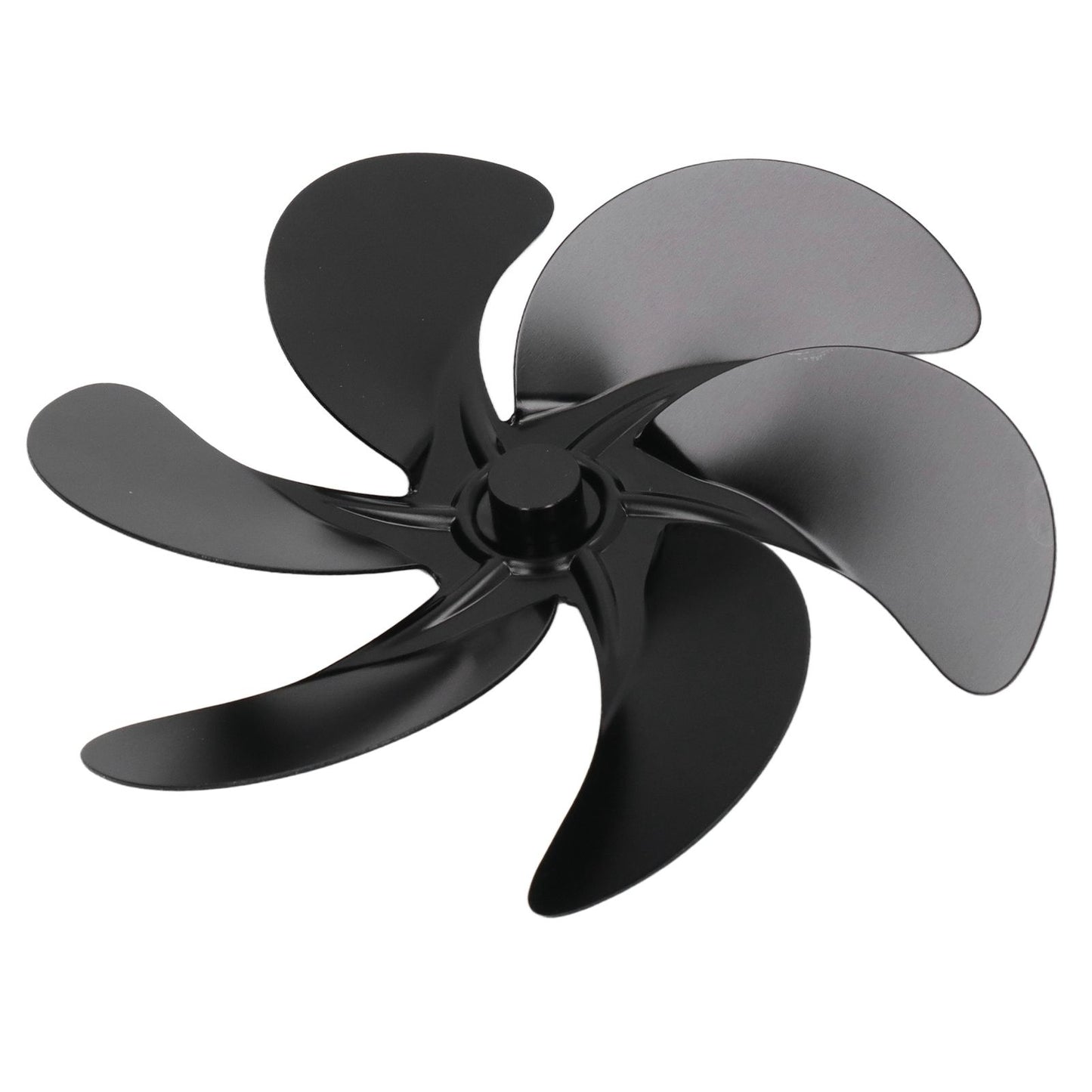 6 Blades Fireplace Fan Blade Replacement Universal Aluminum Alloy Fan Blade Stove Fan Accessories V1294-YM3113220262011-0421