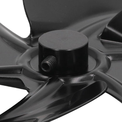 6 Blades Fireplace Fan Blade Replacement Universal Aluminum Alloy Fan Blade Stove Fan Accessories V1294-YM3113220262011-0421
